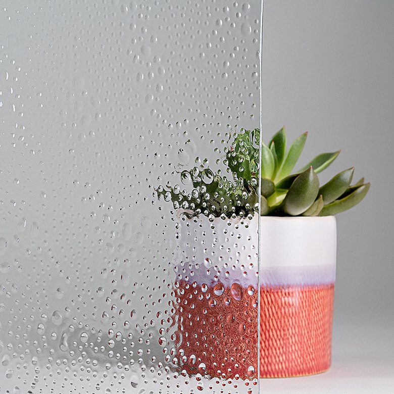 Black grid shower door